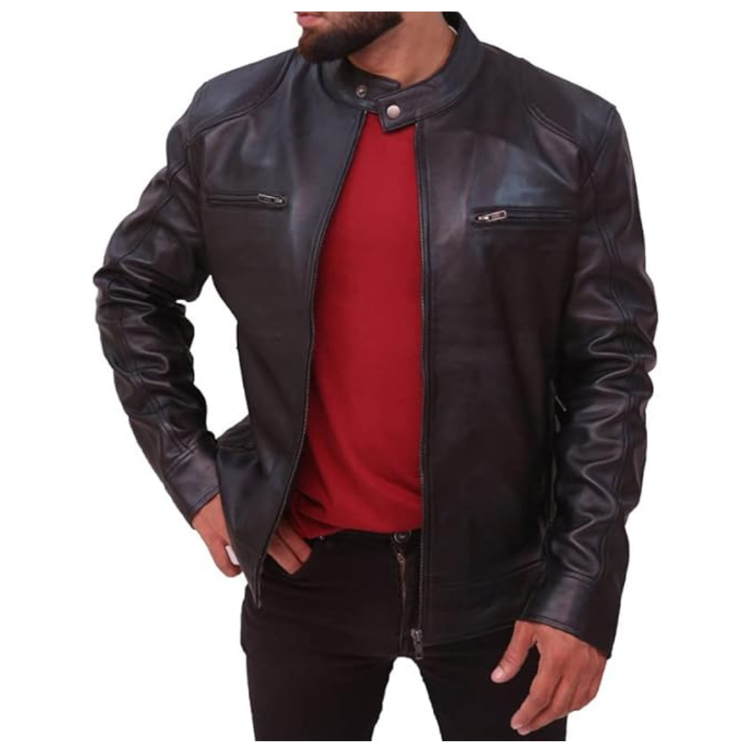 Men's Distress Leather Jackets